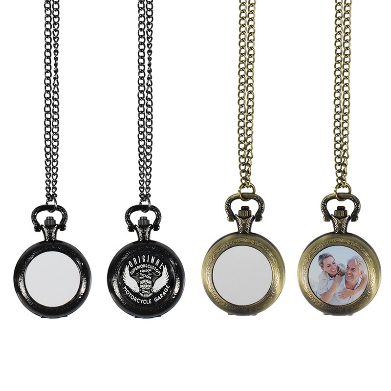 Jewelry Watch - สร้อยคอจี้นาฬิกาพกโลหะวินเทจแบบกำหนดเอง สร้อยคอนาฬิกาคลาสสิก เครื่องประดับแฟชั่นสำหรับผู้ชายและผู้หญิง