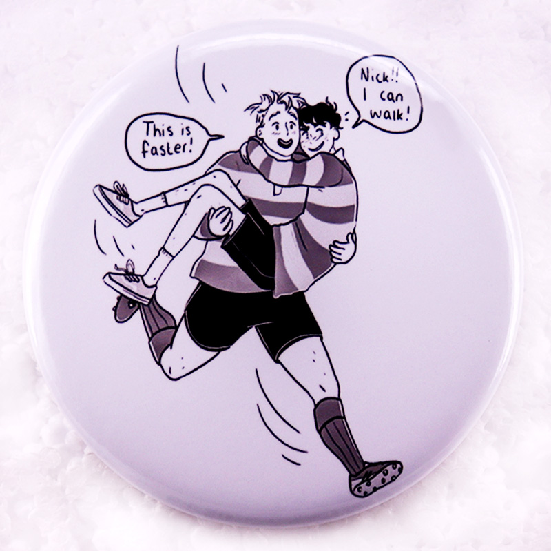 Nick'S Jewelry & Watches Reviews - Heartstopper Pinback ปุ่ม Pin LGBT BL