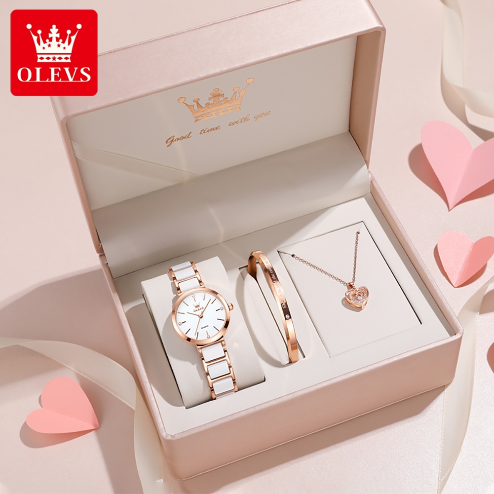 Jewelry Watches Women - นาฬิกาข้อมือผู้หญิง OLEVS รุ่น 5877 หรูหรา สง่างาม