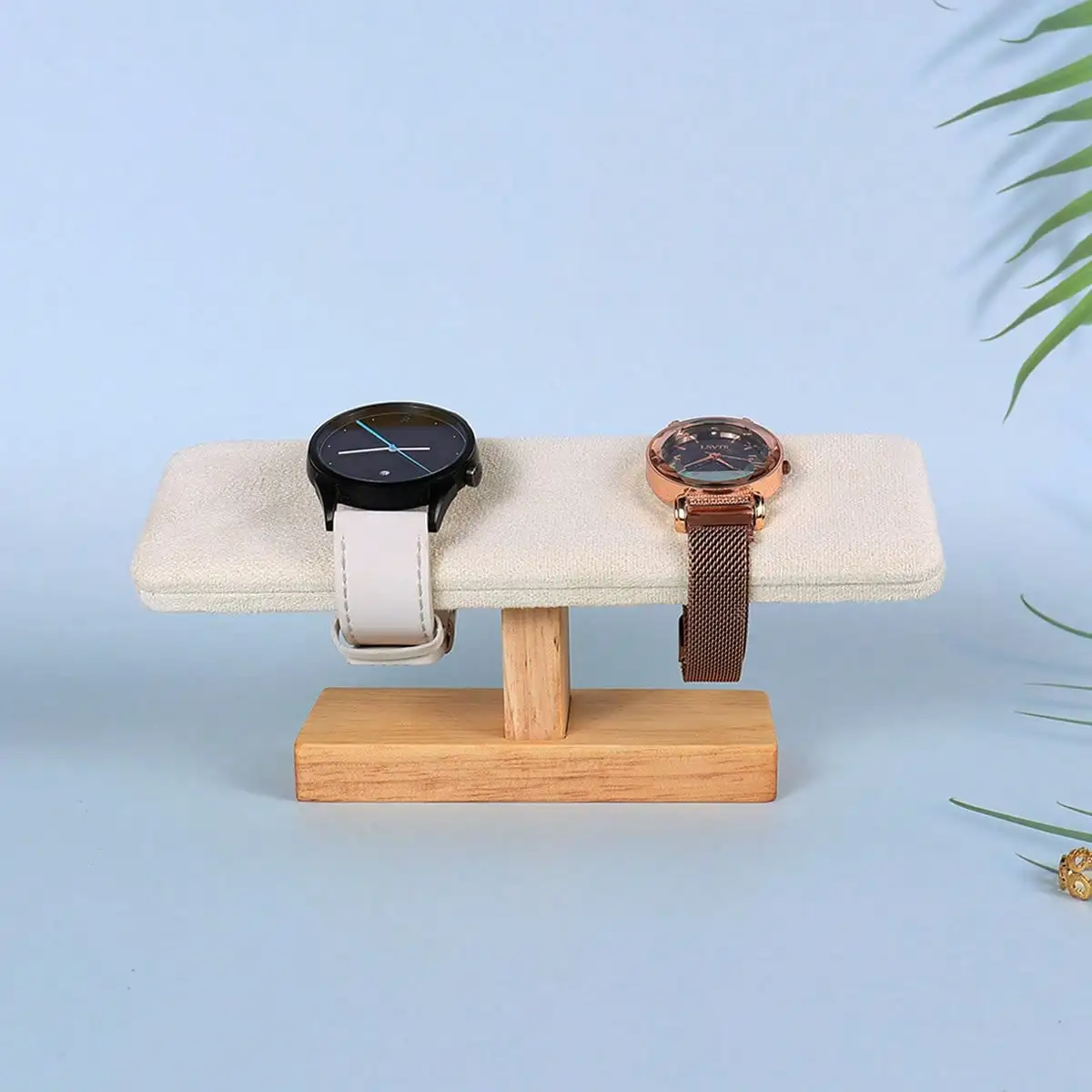 Jewelry Watches Box - ขาตั้งออแกไนเซอร์นาฬิกาเครื่องประดับ - ฟังก์ชั่นการจัดเก็บและการตกแต่งนาฬิกาคู่ที่มีสไตล์