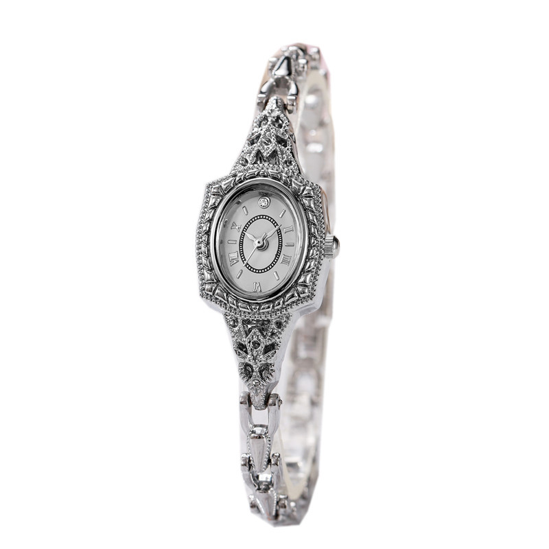 Jewelry Watches For Ladies - นาฬิกาข้อมือผู้หญิงทรงกระบอกสไตล์เรโทร วินเทจ สายแบบโคมไฟ สำหรับนักเรียน ผู้หญิง ใส่ได้ทุกวัน