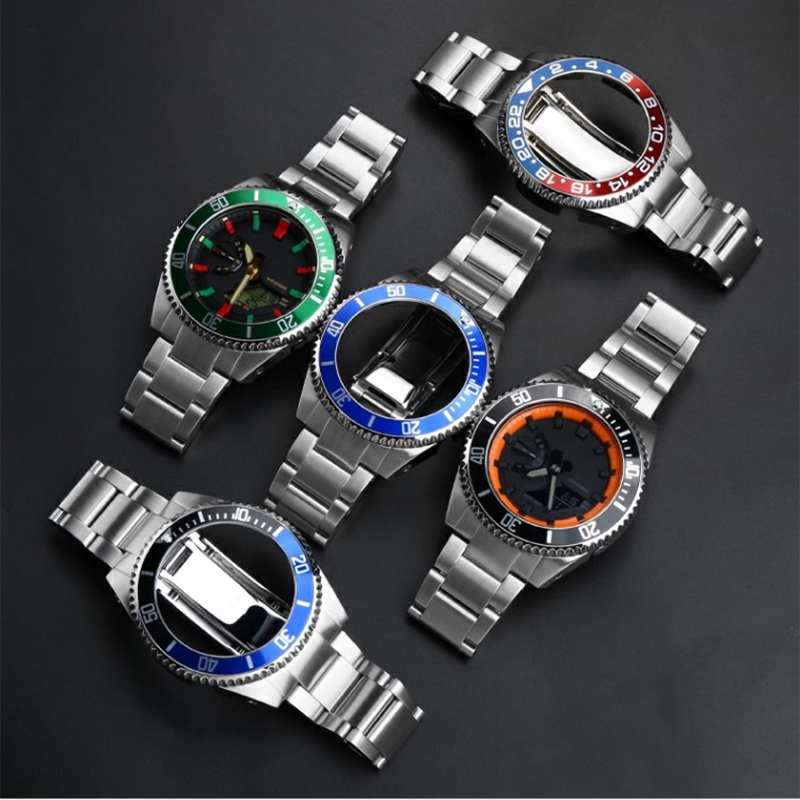Casio Watch G-Shock Ga-2100 - ชุดอุปกรณ์ตกแต่งเคสและสายนาฬิกาสแตนเลสสำหรับ Casioak GA2100 สำหรับ Casio G-SHOCK