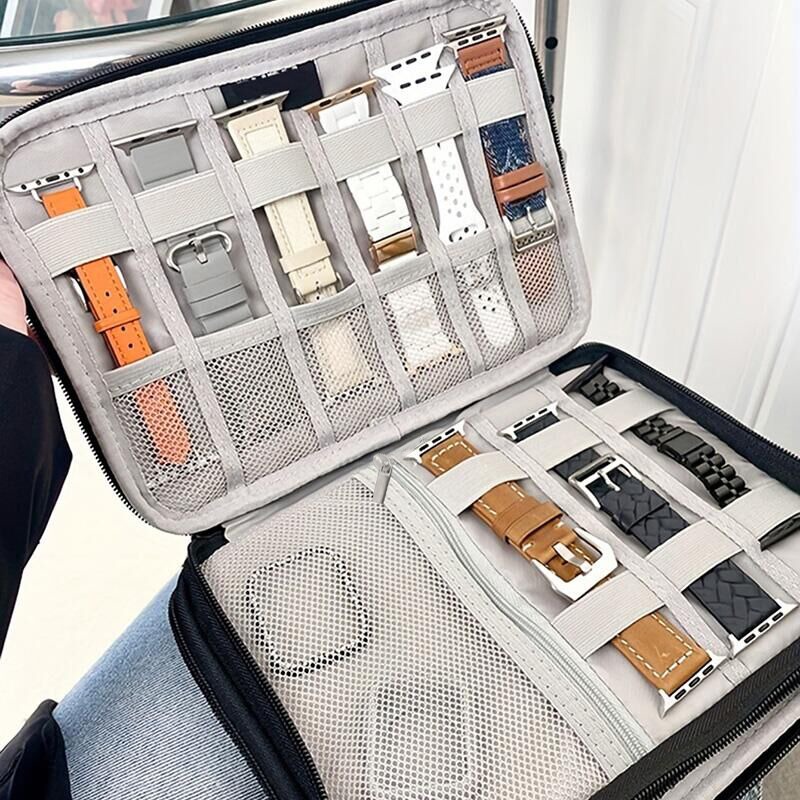 Jewelry Watches Box - กระเป๋าใส่สายนาฬิกาสำหรับ Apple Watch กล่องเก็บสายนาฬิกาอัจฉริยะ กระเป๋าเก็บสายรัดข้อมือ กล่องเก็บนาฬิกา/เครื่องประดับ