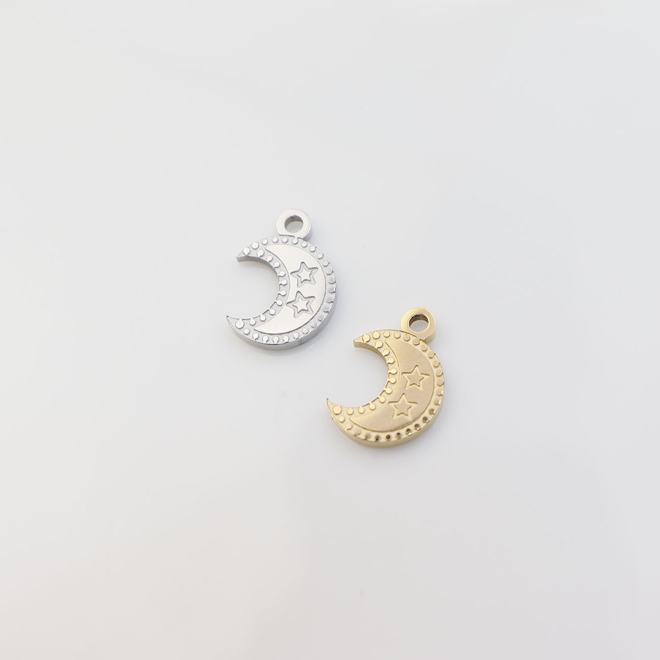 5pcs สแตนเลสสตีล Moon คุณภาพสู - Moon Star Earrings บทวิจารณ์และราคา
