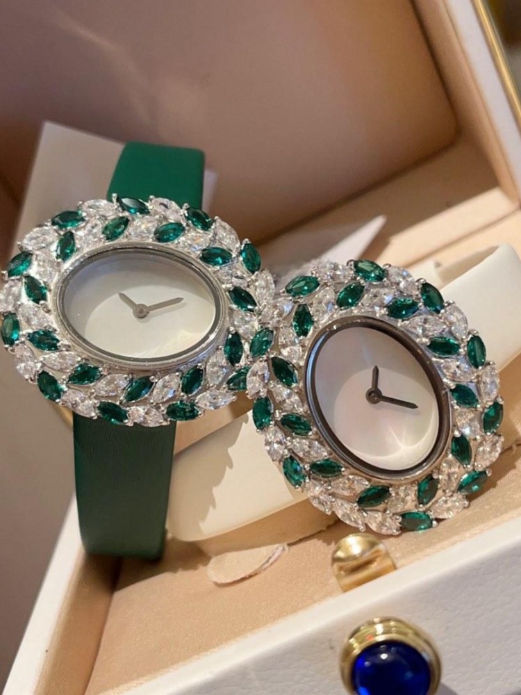 นาฬิกาควอตซ์ทรงวงรีประดับเพชรแ - Jewelry Watches For Ladies บทวิจารณ์และราคา