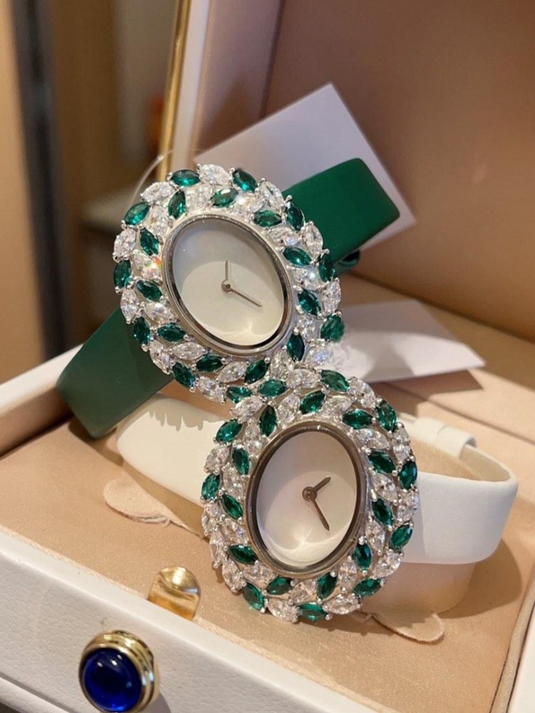 นาฬิกาควอตซ์ทรงวงรีประดับเพชรแ - Jewelry Watches For Ladies บทวิจารณ์และราคา