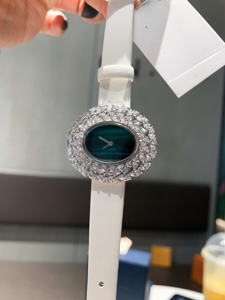 นาฬิกาควอตซ์ทรงวงรีประดับเพชรแ - Jewelry Watches For Ladies บทวิจารณ์และราคา