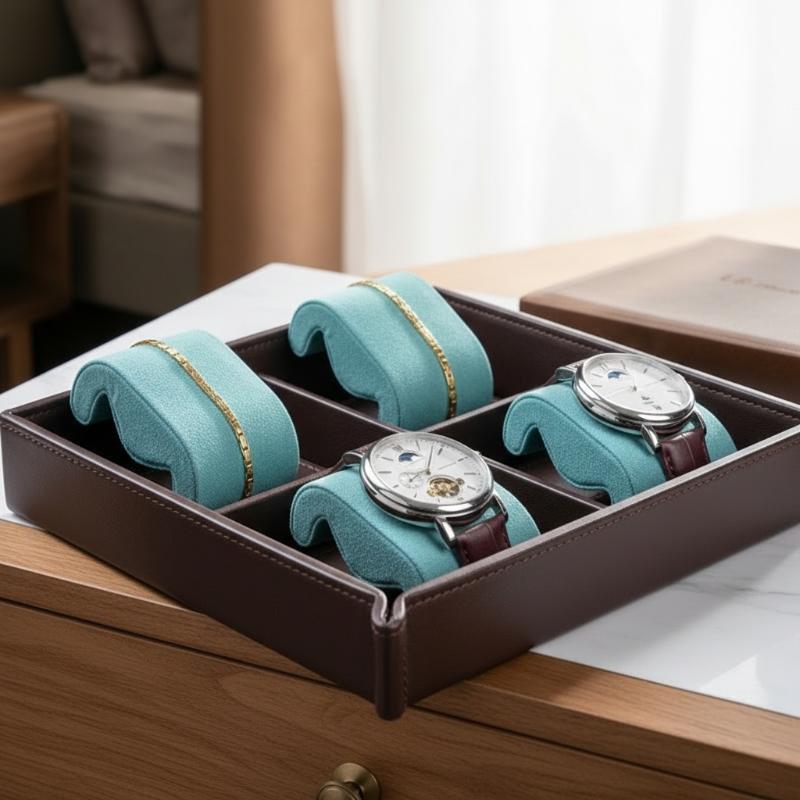 แผ่นรองนาฬิกา กล่องใส่นาฬิกา แ - Jewelry Watches Box บทวิจารณ์และราคา