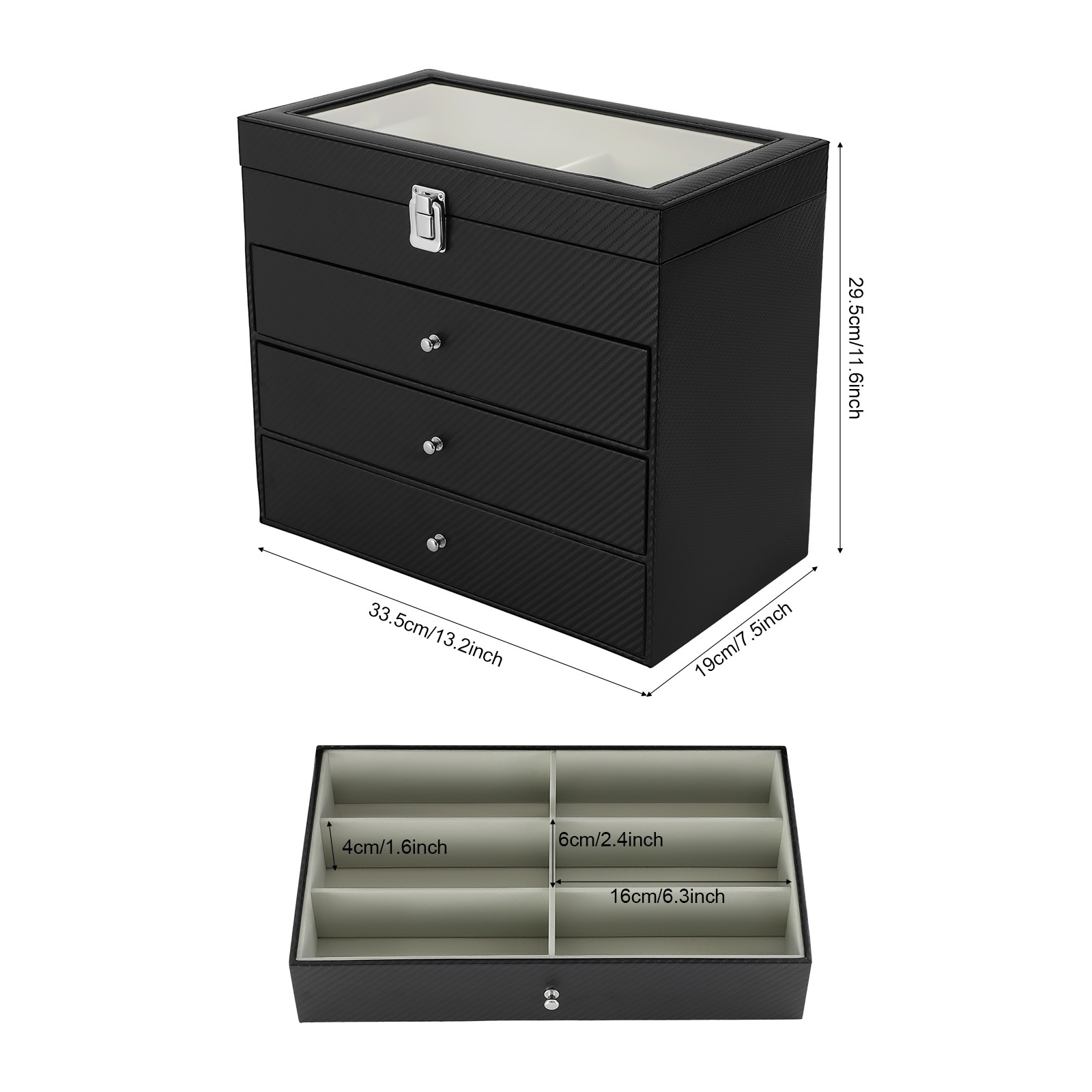 กล่องโชว์แว่นตา กล่องเก็บแว่นต - Jewelry Watches Box บทวิจารณ์และราคา