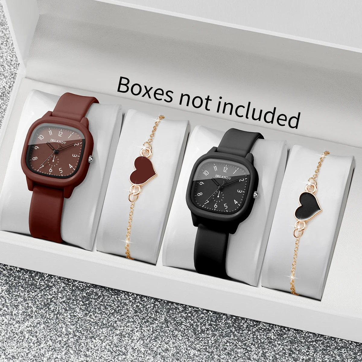 ชุดนาฬิกาควอตซ์ผู้หญิง 4 ชิ้น  - Jewelry Watches Women บทวิจารณ์และราคา