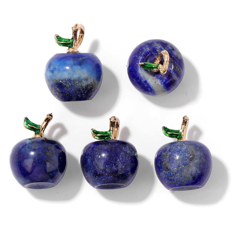 5ชิ้น/ล็อต Lapis Lazuli จี้หิน - Moon Star Earrings บทวิจารณ์และราคา