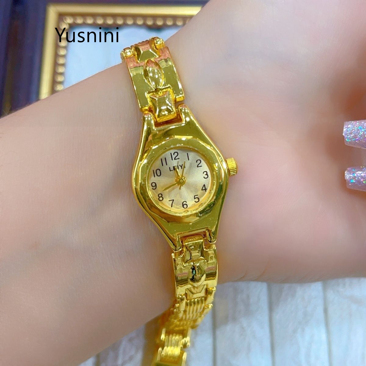 ใหม่ดูไบแฟชั่นระดับไฮเอนด์ 24K - Jewelry Watch บทวิจารณ์และราคา