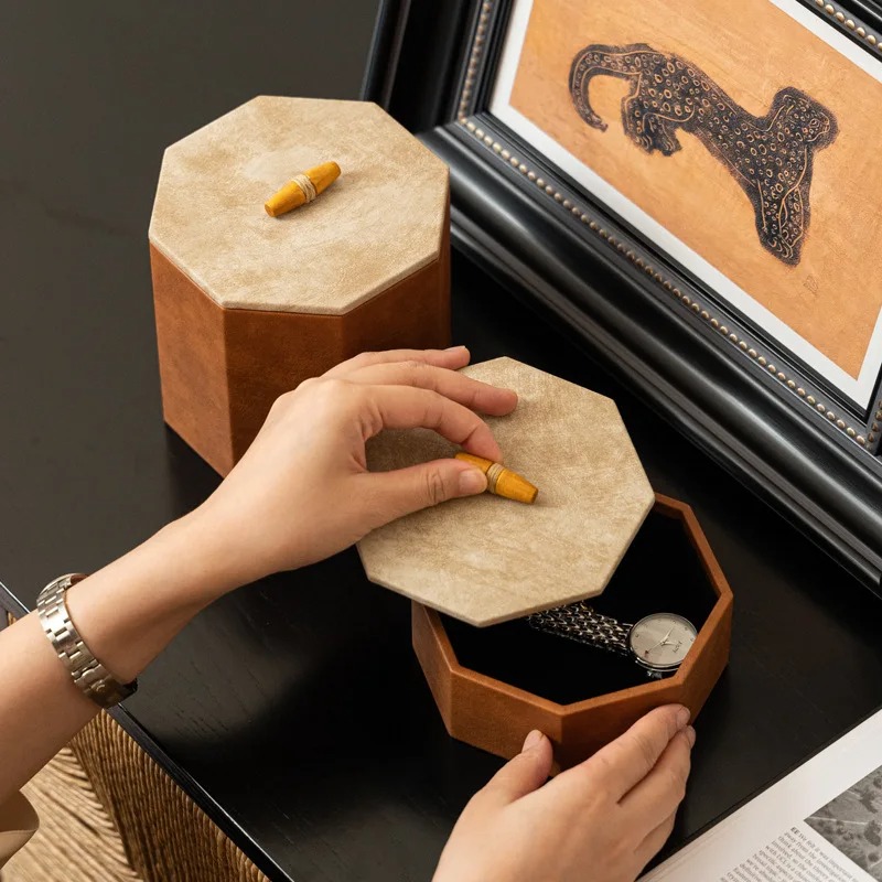 กล่องเก็บนาฬิกาหนังฟล็อกเรียบห - Jewelry Watches Box บทวิจารณ์และราคา