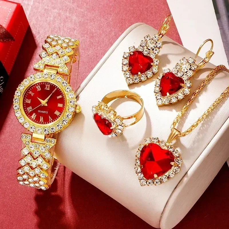 ชุดเครื่องประดับนาฬิกาข้อมือแฟ - Jewelry Watches For Ladies บทวิจารณ์และราคา
