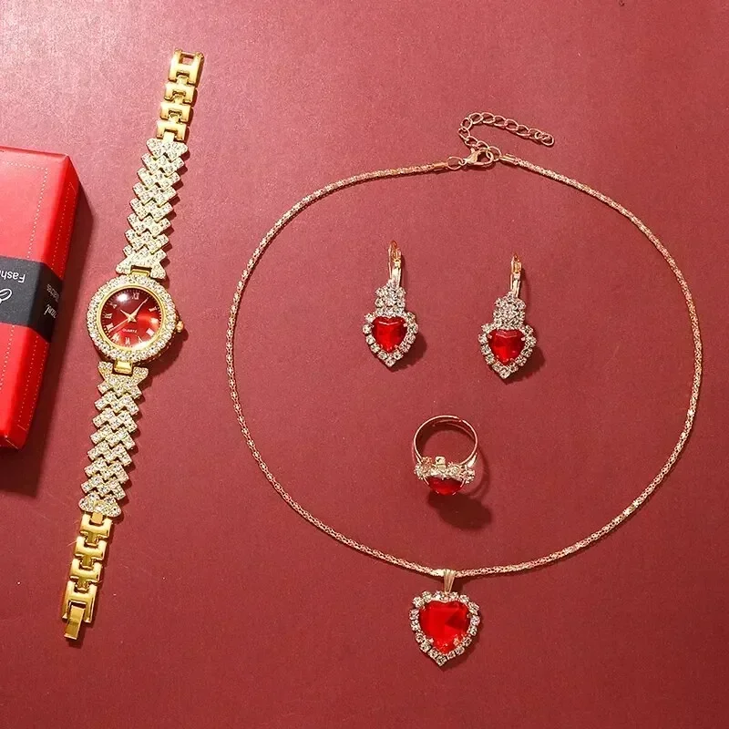 ชุดเครื่องประดับนาฬิกาข้อมือแฟ - Jewelry Watches For Ladies บทวิจารณ์และราคา