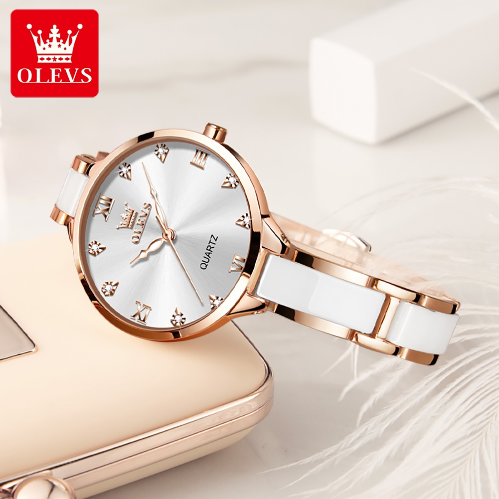 OLEVS 5872 นาฬิกาผู้หญิงนาฬิกา - Jewelry Watch บทวิจารณ์และราคา