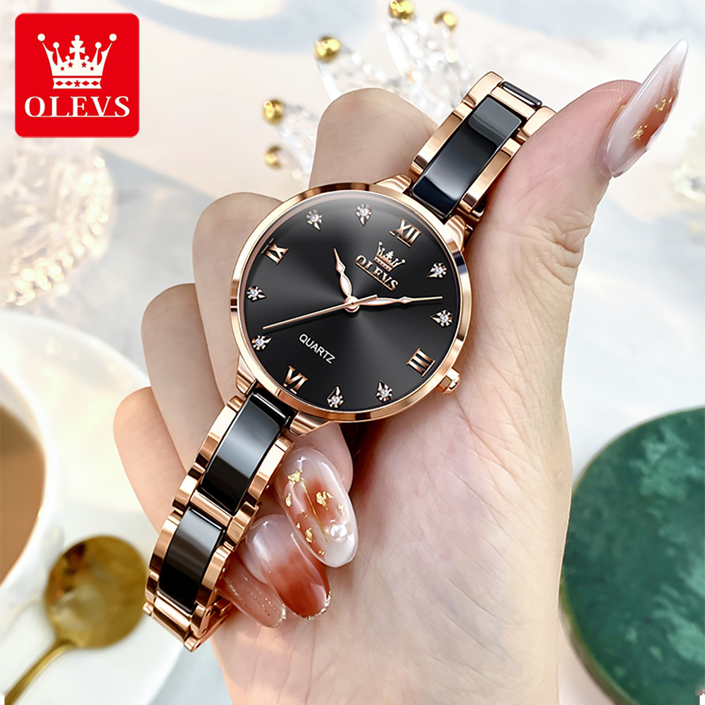 OLEVS 5872 นาฬิกาผู้หญิงนาฬิกา - Jewelry Watch บทวิจารณ์และราคา