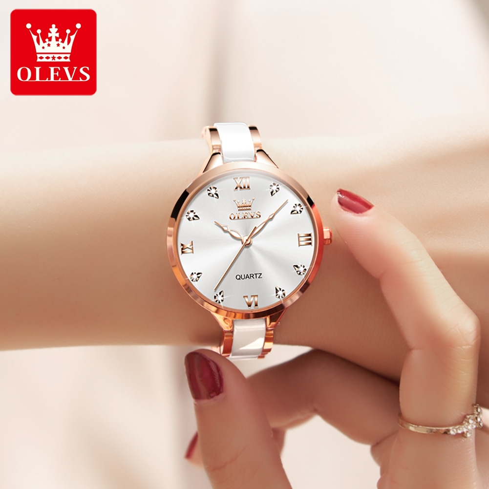 OLEVS 5872 นาฬิกาผู้หญิงนาฬิกา - Jewelry Watch บทวิจารณ์และราคา