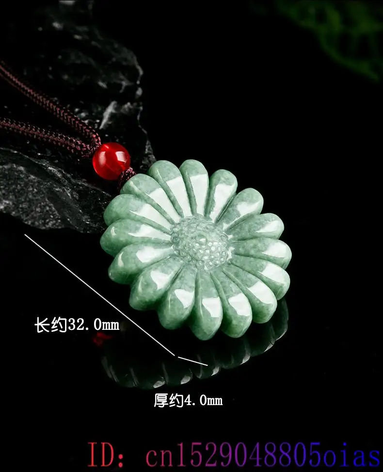 จี้สร้อยคอดอกทานตะวันหยกสีเขีย - Jewelry & Watches Sp Zo O บทวิจารณ์และราคา