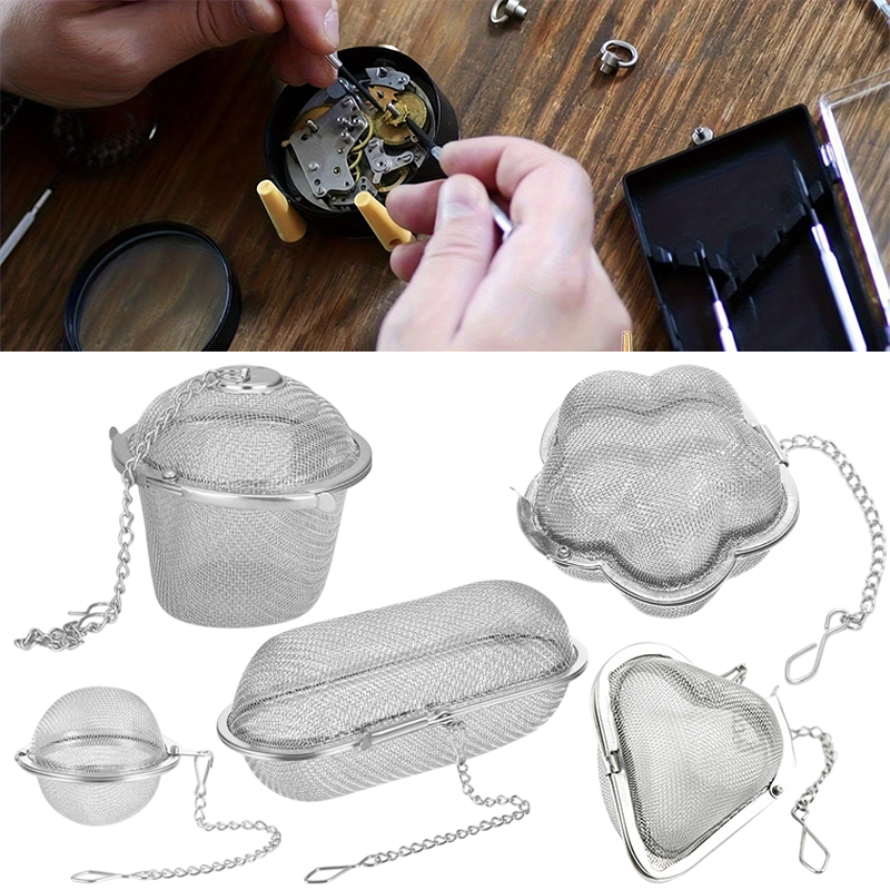 ตะกร้าทำความสะอาดนาฬิกาสแตนเลส - Jewelry Eyewear Watches & Accessories บทวิจารณ์และราคา