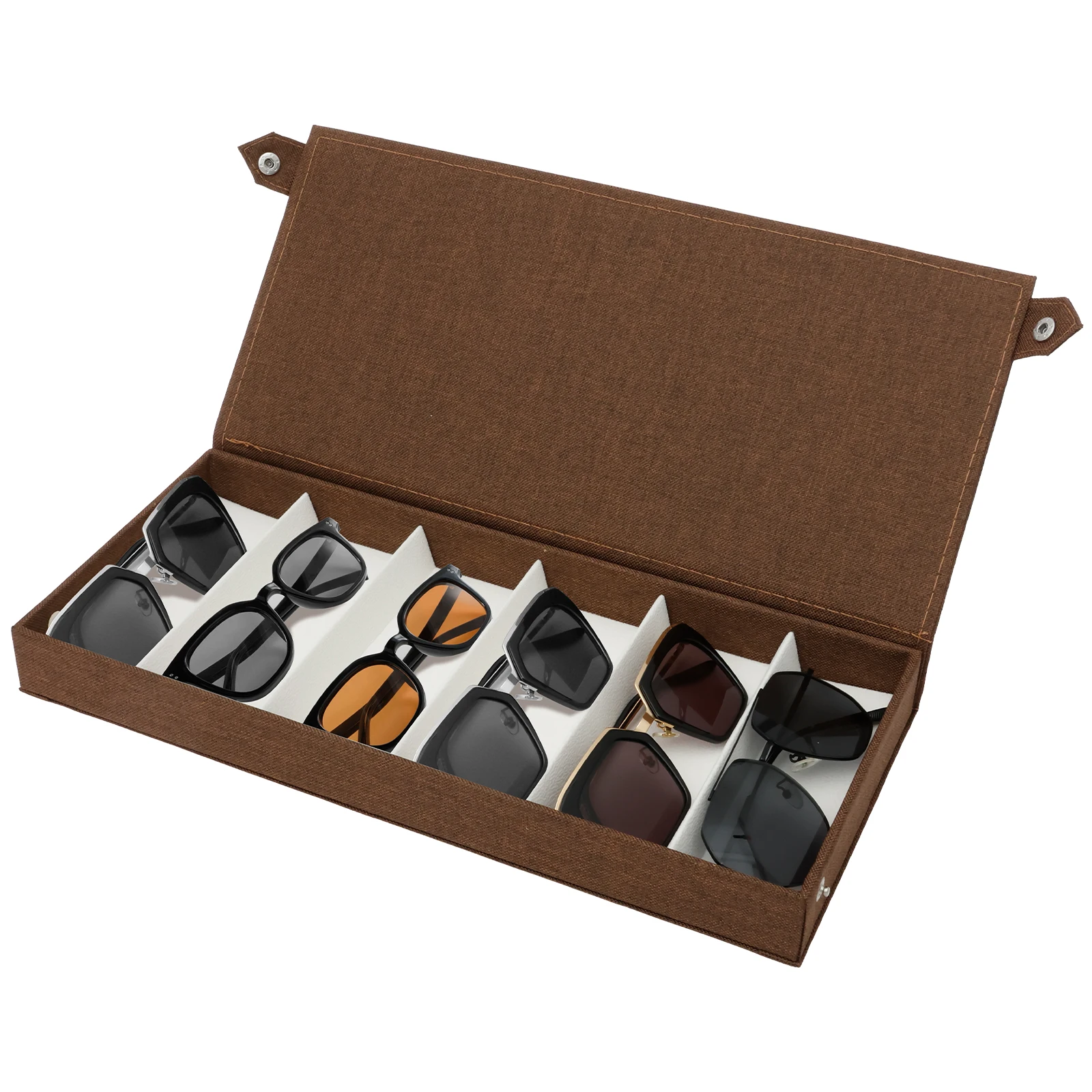 กล่องเก็บแว่นตา 6 ช่อง กล่องใส - Jewelry Eyewear Watches & Accessories บทวิจารณ์และราคา