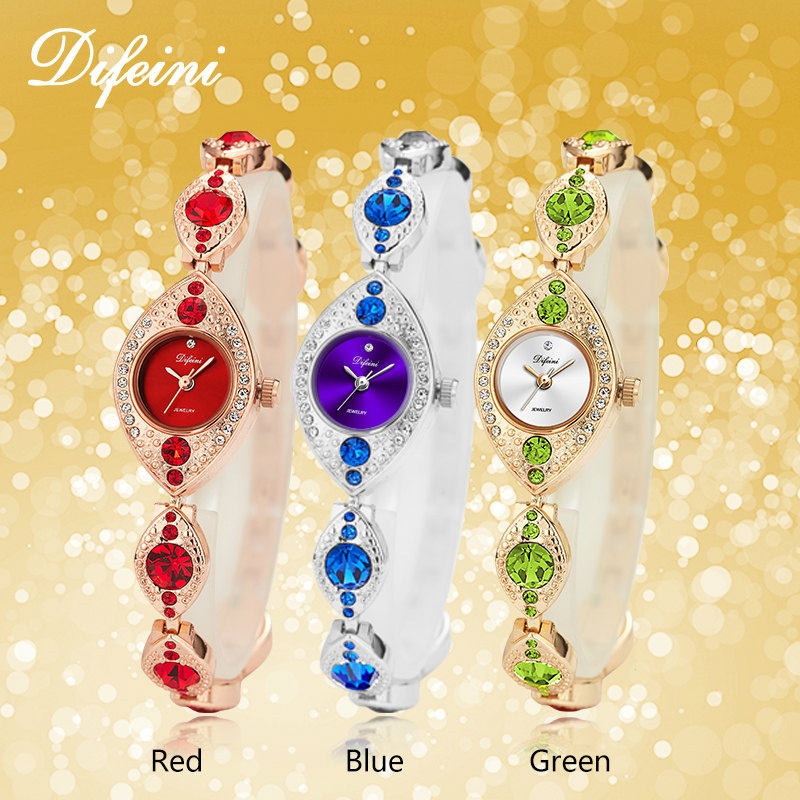 ผู้หญิงหรูหราสร้อยข้อมือนาฬิกา - Jewelry Watches For Ladies บทวิจารณ์และราคา