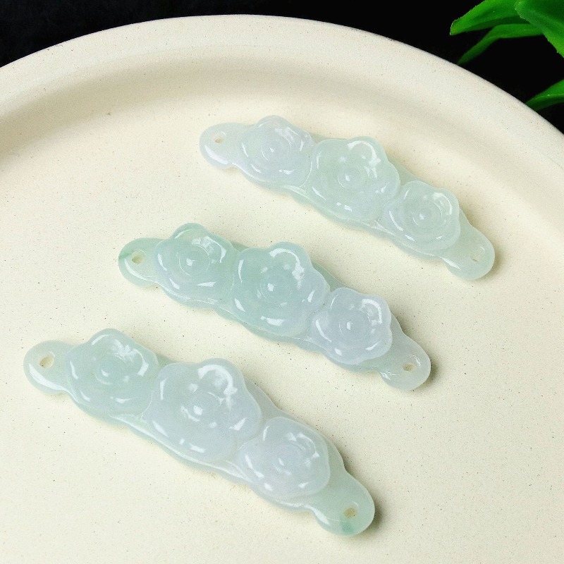 1 ชิ้น จี้หยกธรรมชาติรูปดอกไม้ - Jewelry & Watches Sp Zo O บทวิจารณ์และราคา