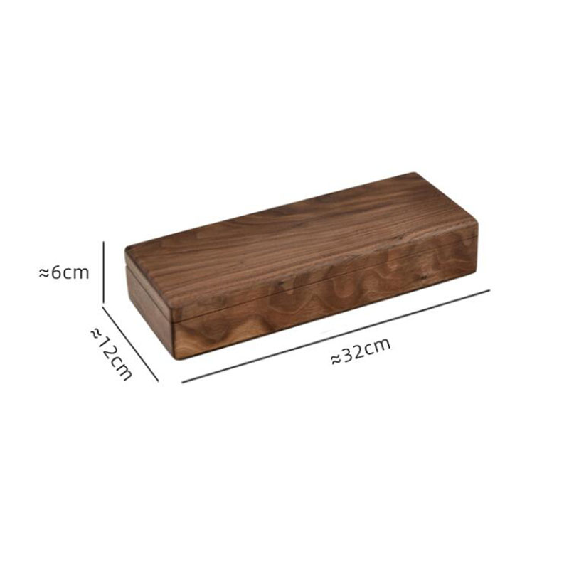 วอลนัทสีดํา high-end เดสก์ท็อป - Jewelry Watches Box บทวิจารณ์และราคา