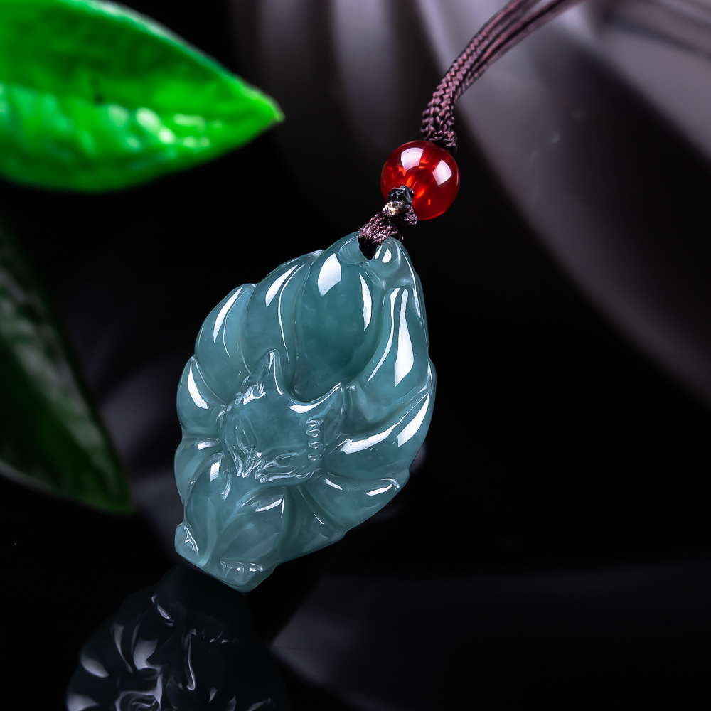หยกพม่าธรรมชาติจี้รูปสุนัขจิ้ง - Jewelry & Watches Vitopoulos บทวิจารณ์และราคา