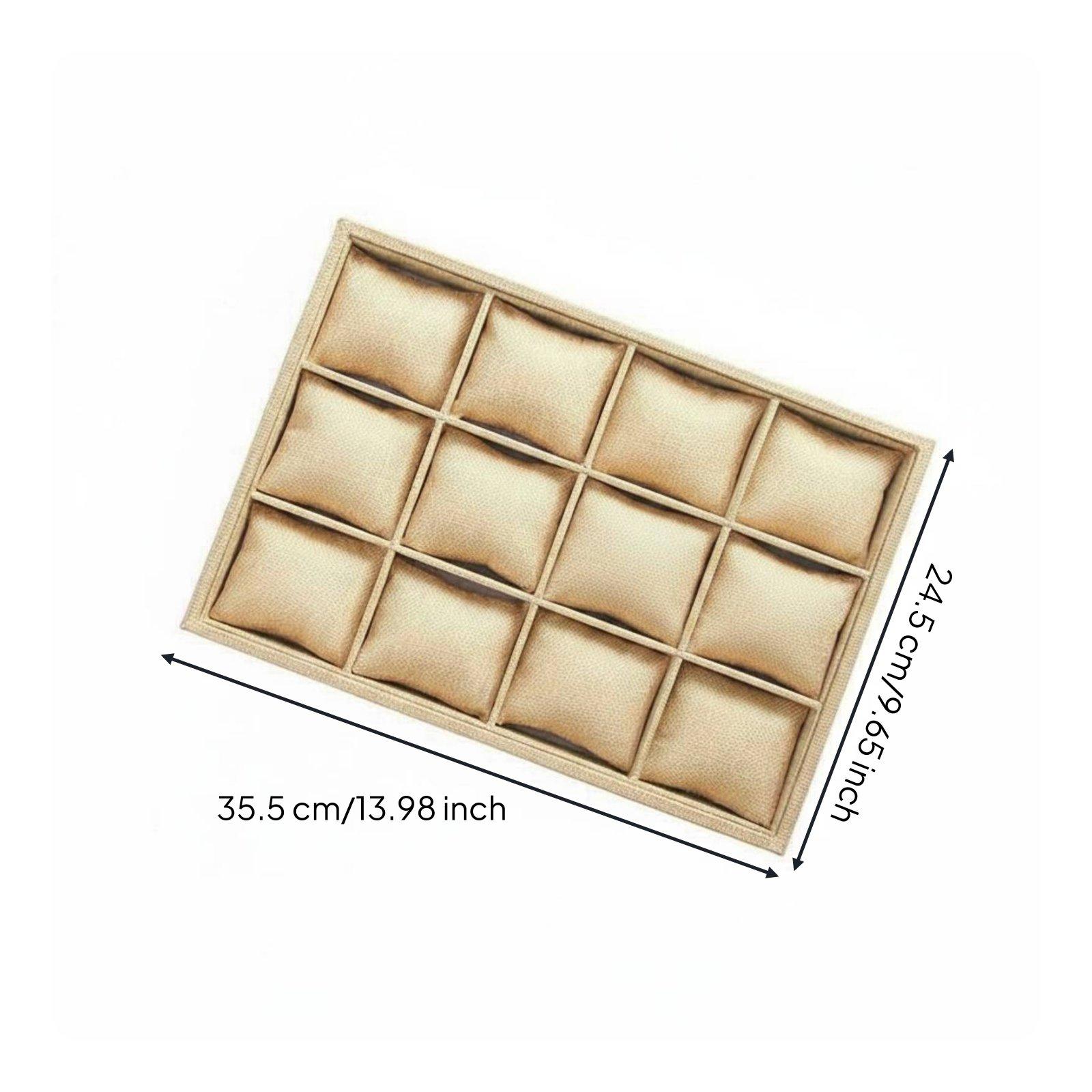 กล่องใส่เครื่องประดับผ้าลินินแ - Jewelry Watches Box บทวิจารณ์และราคา