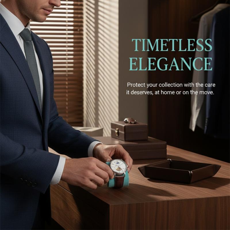 แผ่นรองนาฬิกา กล่องใส่นาฬิกา แ - Jewelry Watches Box บทวิจารณ์และราคา