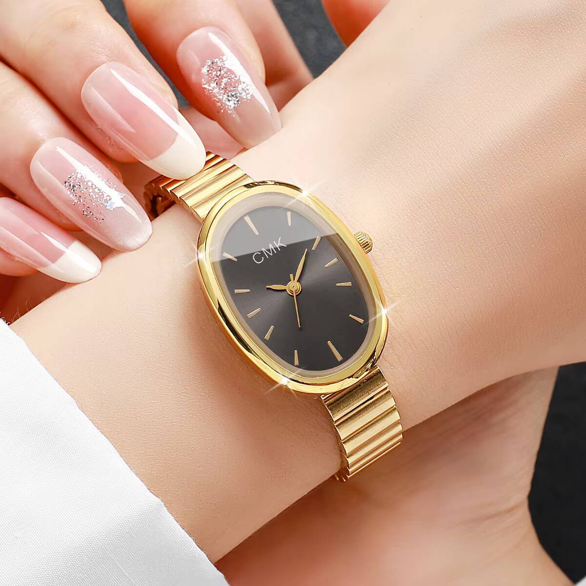 นาฬิกาข้อมือผู้หญิงทรงรีหรูหรา - Jewelry Watches For Ladies บทวิจารณ์และราคา