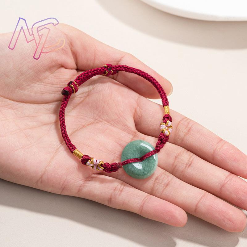 สีเขียวพม่า Jadeite Donut สร้อ - Jewelry & Watches Sp Zo O บทวิจารณ์และราคา