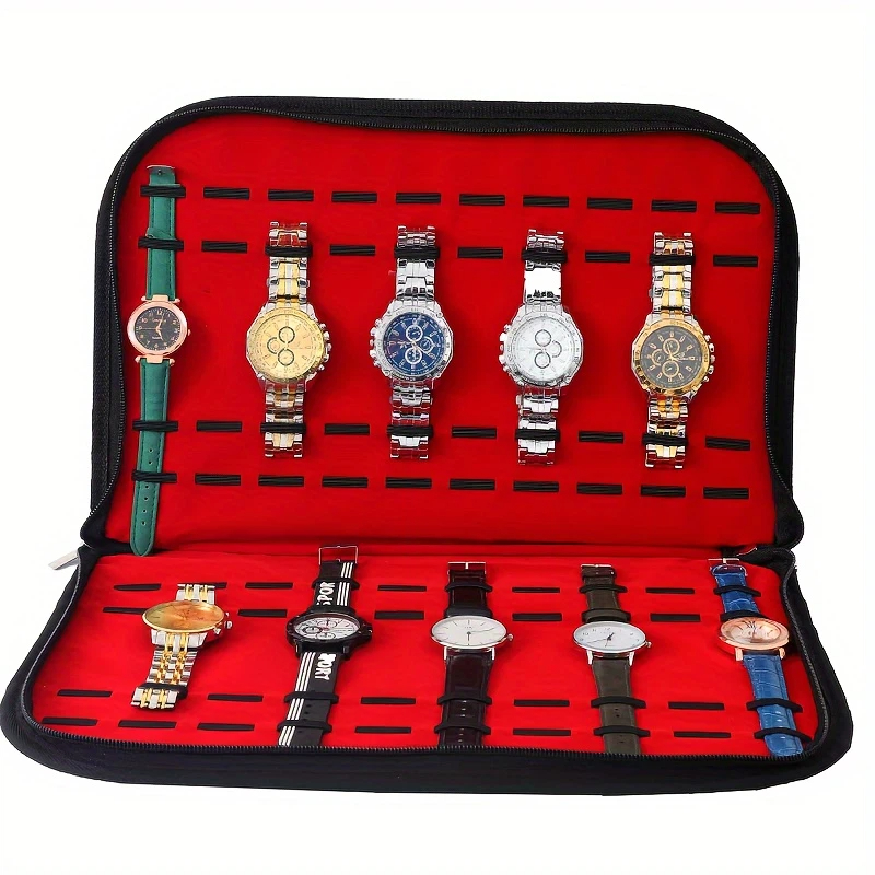 กระเป๋าเก็บนาฬิกา 20 ช่อง กระเ - Jewelry Watches Box บทวิจารณ์และราคา