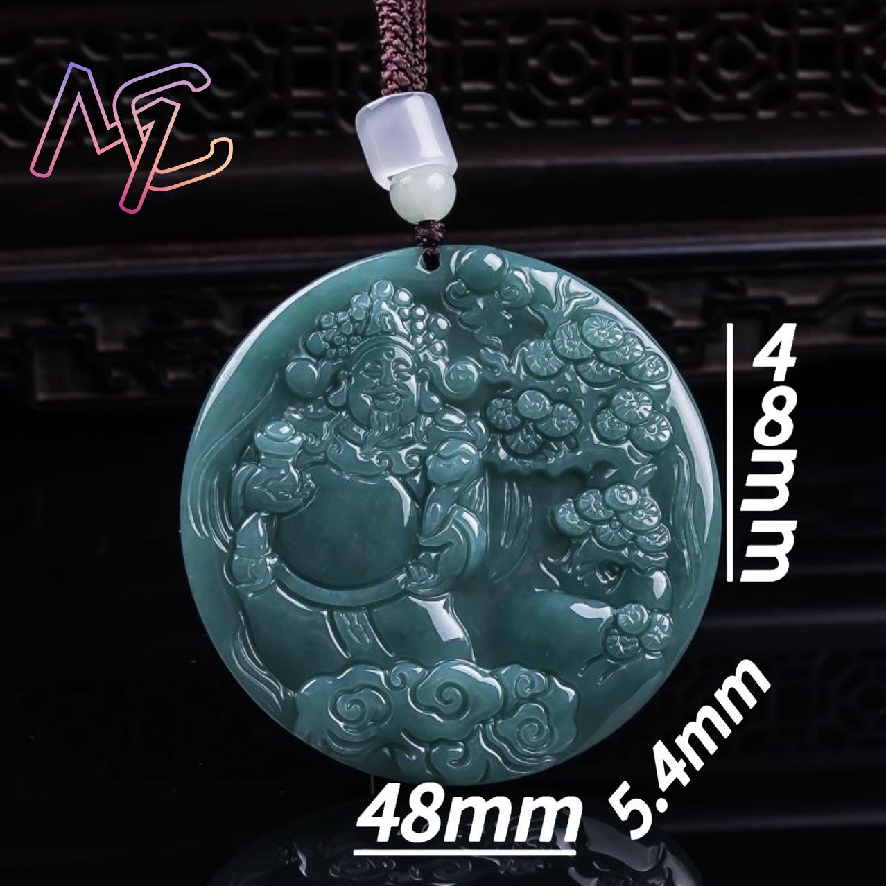 จี้หยกพม่าเทพเจ้าแห่งความมั่งค - Jewelry & Watches Sp Zo O บทวิจารณ์และราคา