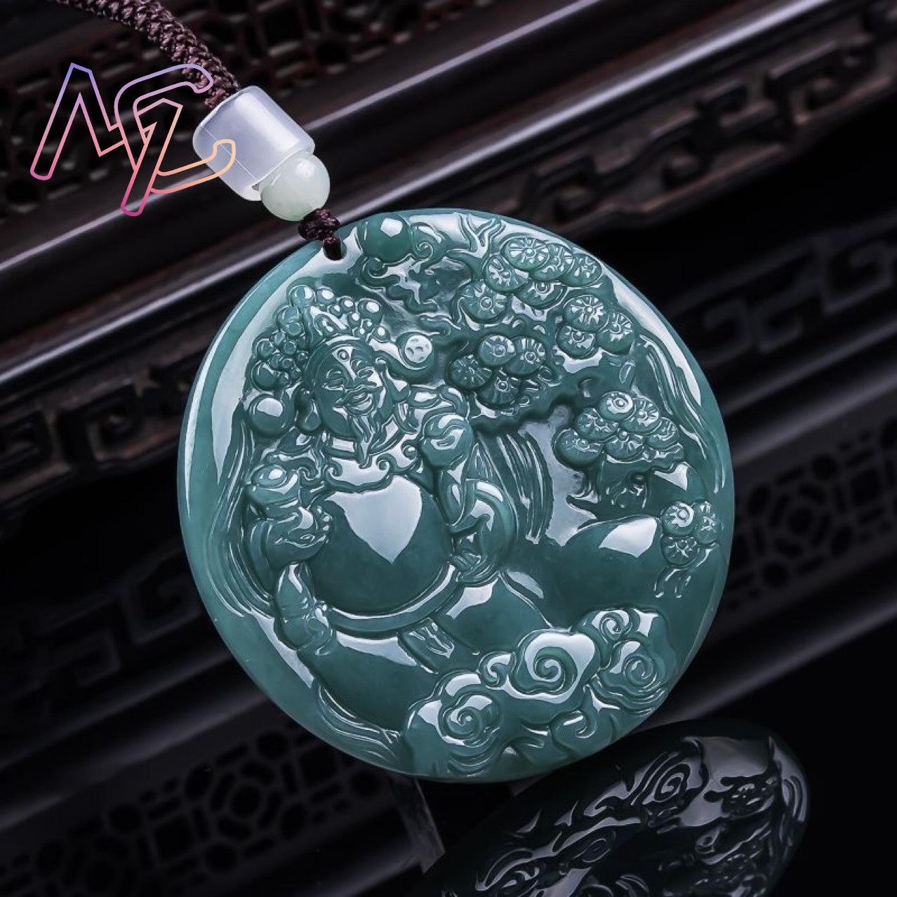 จี้หยกพม่าเทพเจ้าแห่งความมั่งค - Jewelry & Watches Sp Zo O บทวิจารณ์และราคา