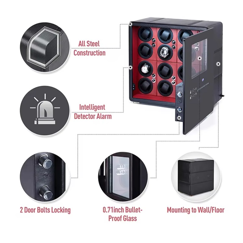 กล่องเก็บนาฬิกาอัตโนมัติ 12 รุ - Jewelry Watches Box บทวิจารณ์และราคา