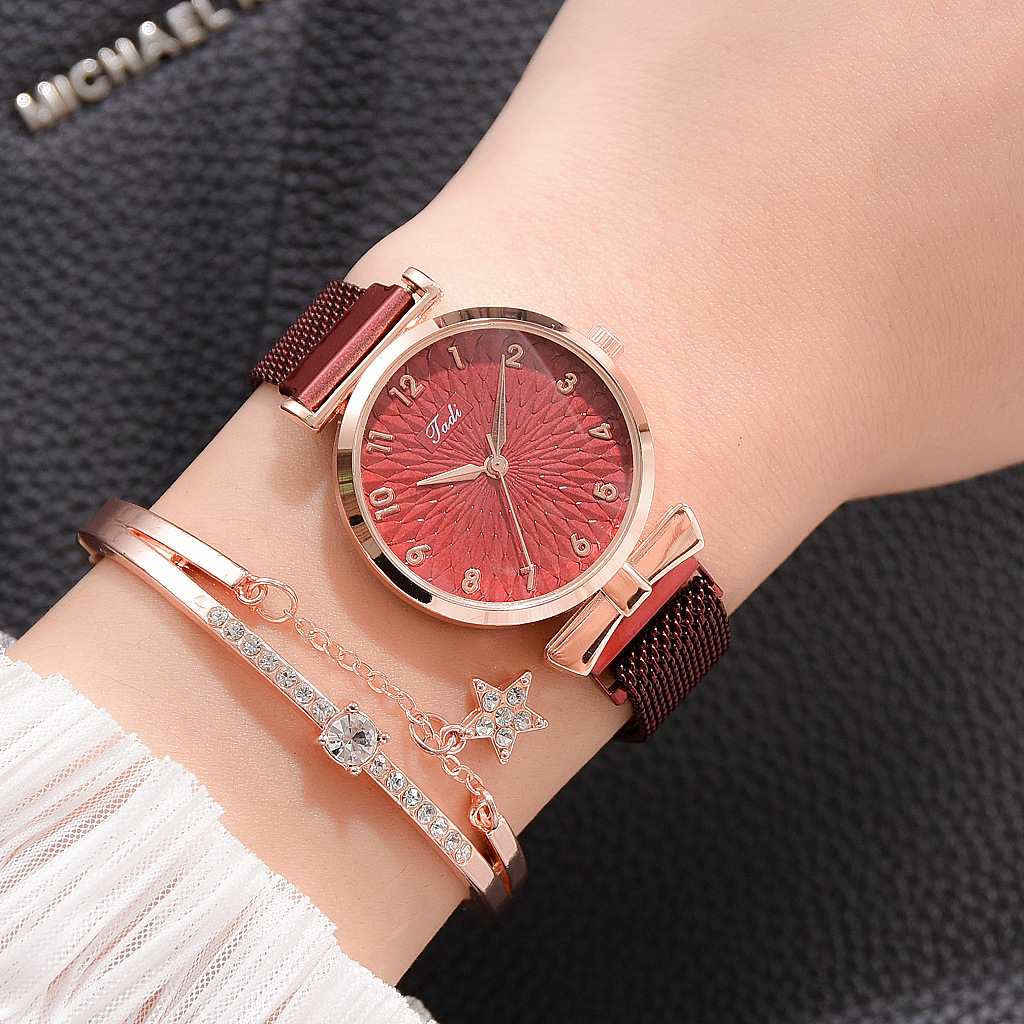 สร้อยข้อมือผู้หญิงชุดควอตซ์นาฬ - Jewelry Watches Women บทวิจารณ์และราคา