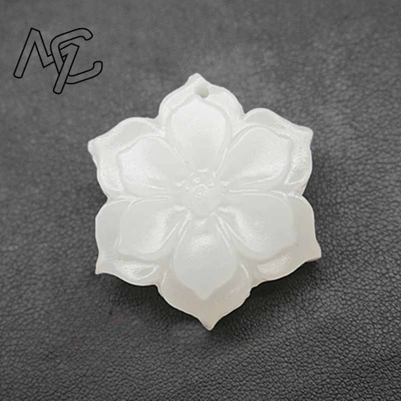 จีนธรรมชาติหยกสีขาวห้าเหลี่ยมด - Jewelry & Watches Sp Zo O บทวิจารณ์และราคา