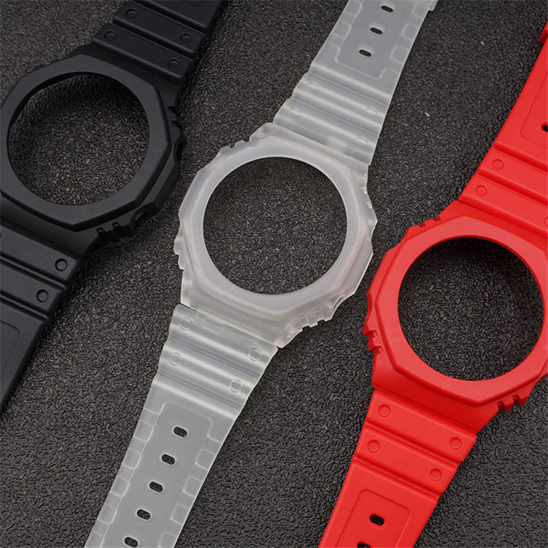สายเรซิ่น + เคสสำหรับนาฬิกา Ca - Casio Watch G-Shock Ga-2100 บทวิจารณ์และราคา