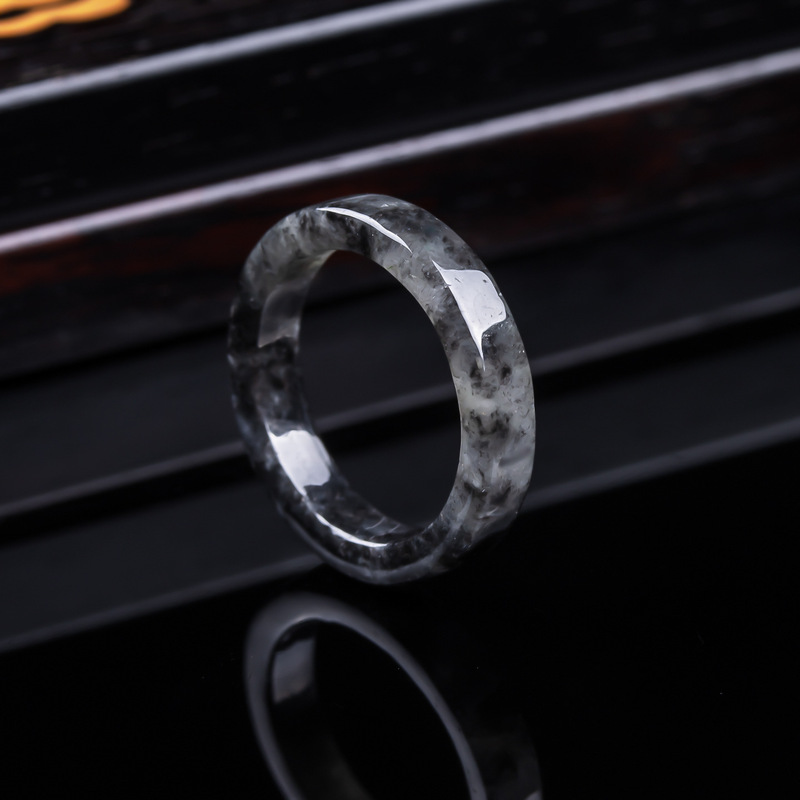 หยกพม่าเกรด A แท้, แหวนหยกดำชน - Jewelry & Watches Sp Zo O บทวิจารณ์และราคา
