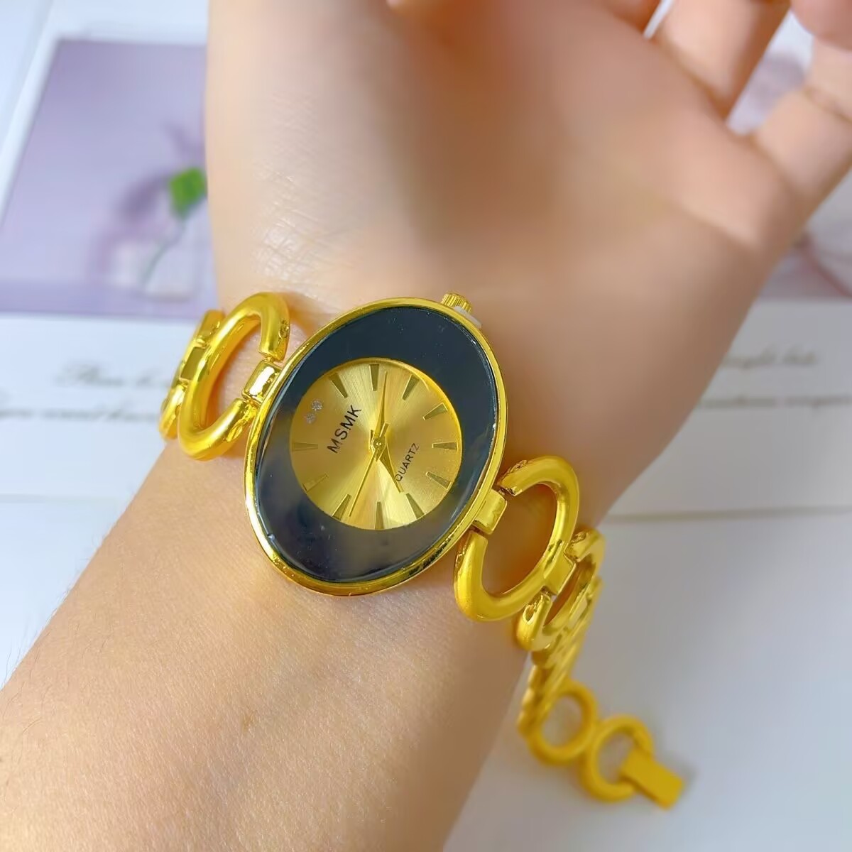 ใหม่อเมริกัน 24K ชุบทองนาฬิกาง - Jewelry Watch บทวิจารณ์และราคา